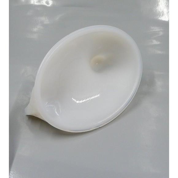 Hazel Atlas Hen on Nest White Translucent Milk Glass Opalescent Candy Dish - Picture 6 of 12